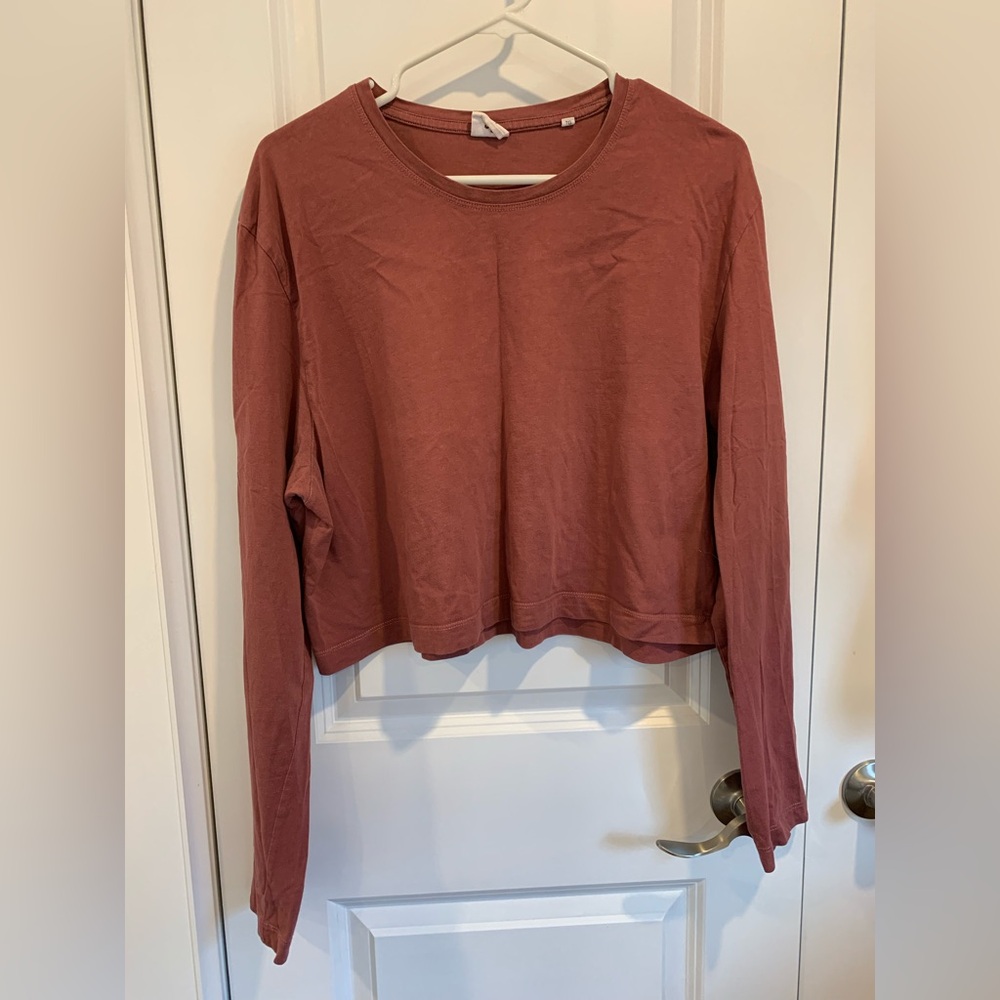 Kotn cropped long sleeve